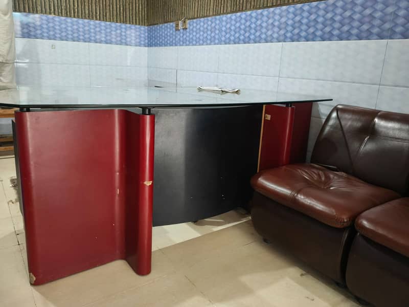 Sofas and Glass Table 1