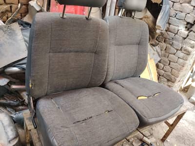 Charade 86 model, front seats