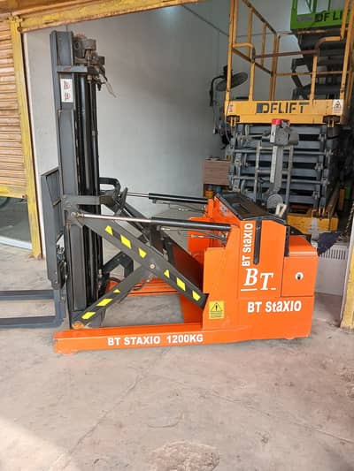 Electric Pallet Stacker, Heavy-Duty Forks, 1200 KG (1.2 Ton)  For Sale