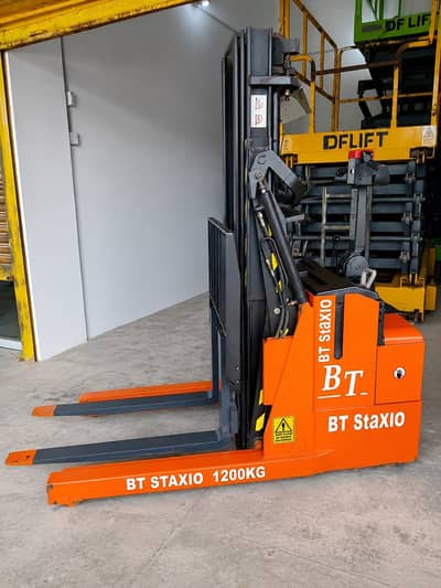 Electric Pallet Stacker, Heavy-Duty Forks, 1200 KG (1.2 Ton)  For Sale
