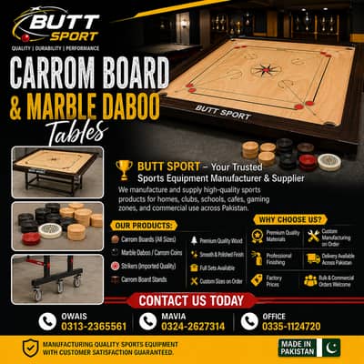 Carrom Board | Wooden Carrom | Marble Daboo | Ludo Table | Daboo Game
