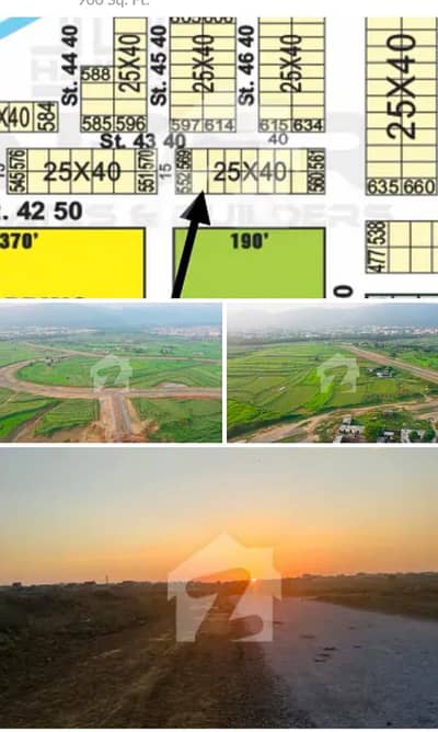 1000 Sq. Ft. Residential Plot for Sale E-12/1