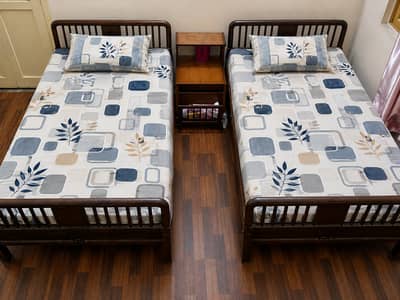 Bed set 2 with 2 matress