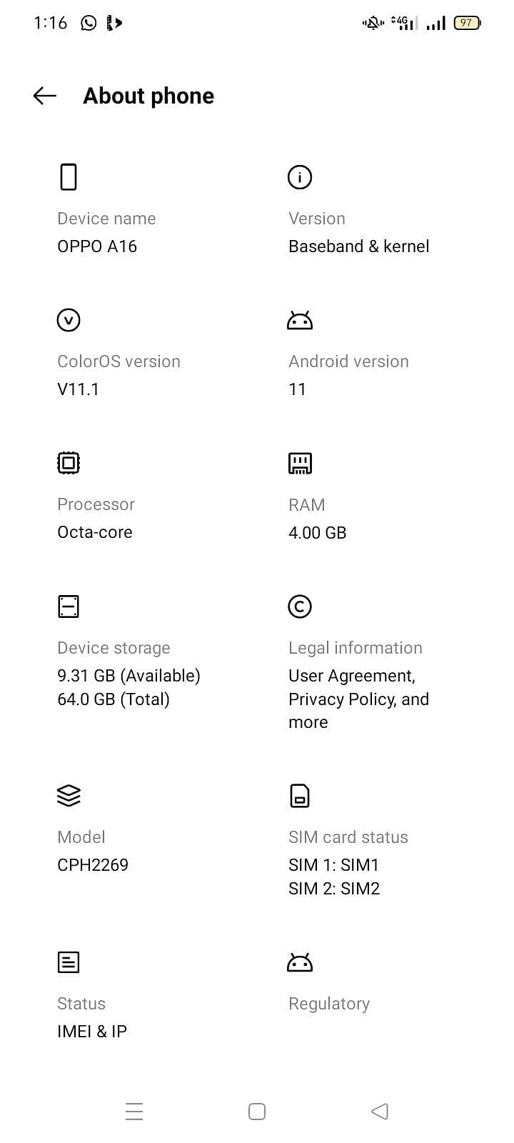 oppo A16 2