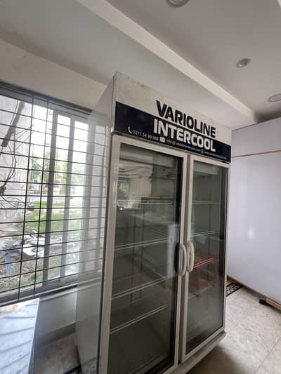 Varioline intercool double door display fridge for sale
