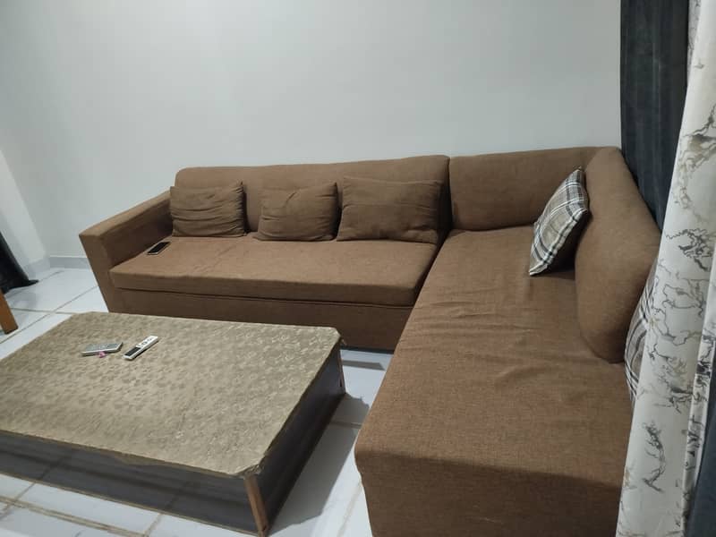 L shaped sofa set 0