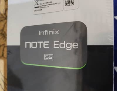 Infinix Note Edge 5G 16/256 Complete Box with Warranty