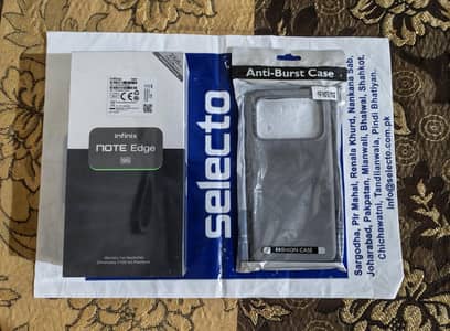 Infinix Note Edge 5G 16/256 Complete Box with Warranty