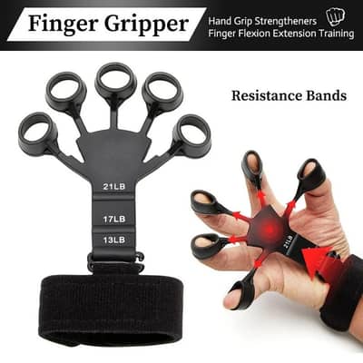 Finger Gripper Exerciser Guitar 6 Levels Recovery Physical Tools
