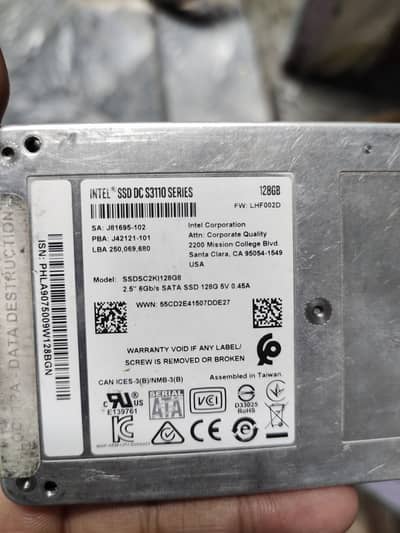 Intel ssd 128 78 health