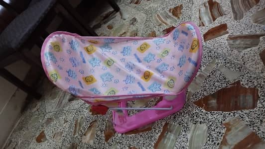 Baby bath seat pink