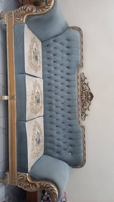Used Fancy pure  Wooden Sofa – Excellent Condition