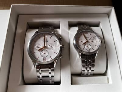 Fossils couple Watches for sale