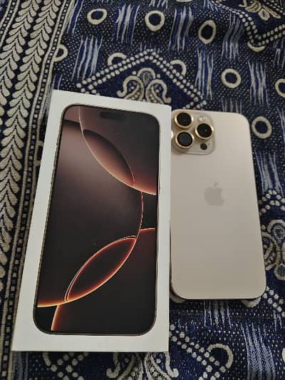 iPhone 16 pro max non PTA water pack full Box for sale ma