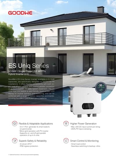 GOODWE 10kw Hybrid Inverter with 5 years warranty