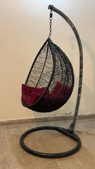 swing for sale new condition with extra milky white cousins