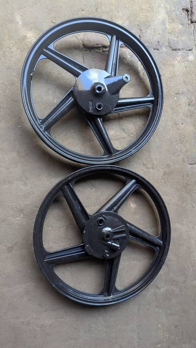 alloy rims for back rim ybr front other bike 125 ko Bhi lag jye gy use