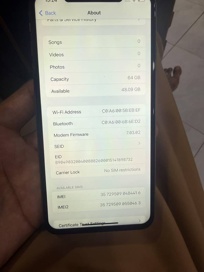 iPhone x Max 4