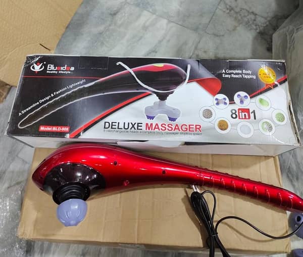8in1 Electric Deluxxe_ Massager body relief massager pain relief muscle relief and therapyy