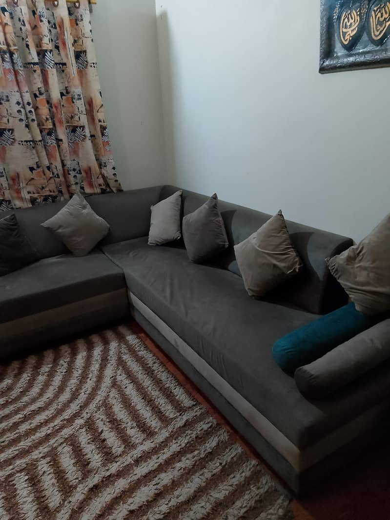L shape Sofa 1