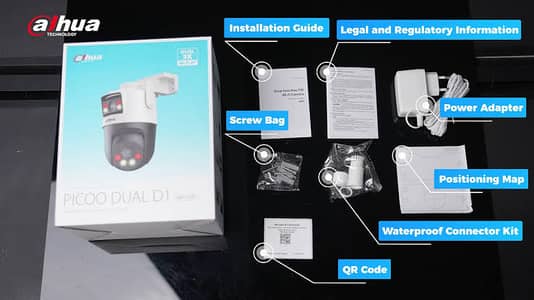 Cctv outdoor camera dual lens 360 degree wifi