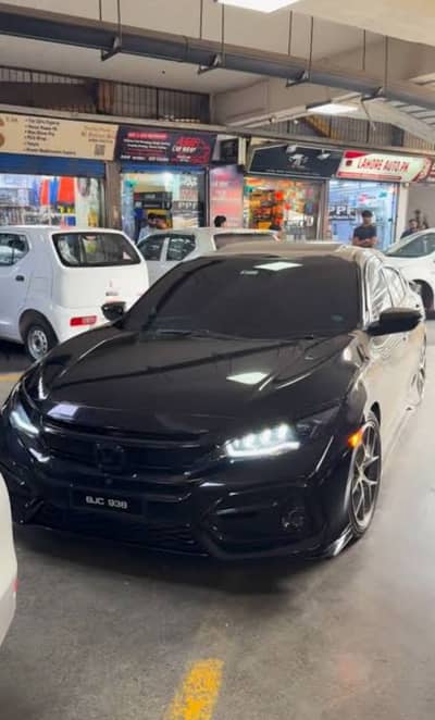 Civic X Audi style V2 Headlights 10/10