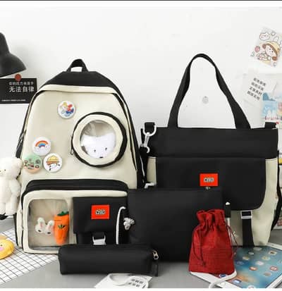 Cute Stylish Backpack & Shoulder Bag Set – Multi-Purpose Bags