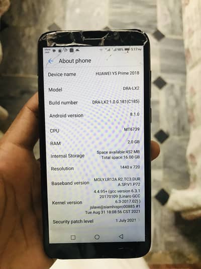 Huawei Y5 Prime 2018 2/ 32 all apps working