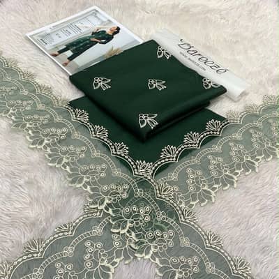  Premium Embroidered Lawn Suit – 2 Pcs (limited stock)