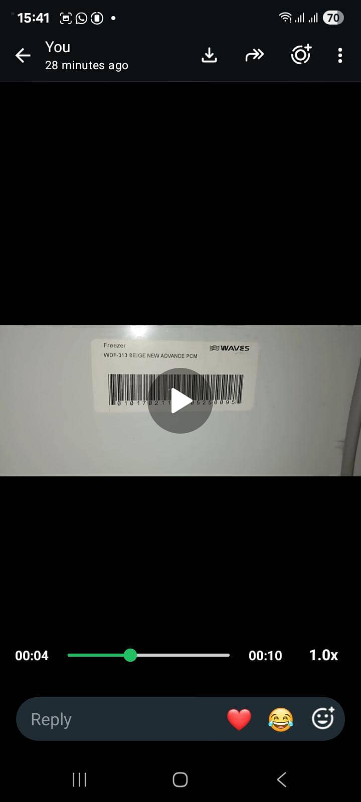 waves deep freezer 0