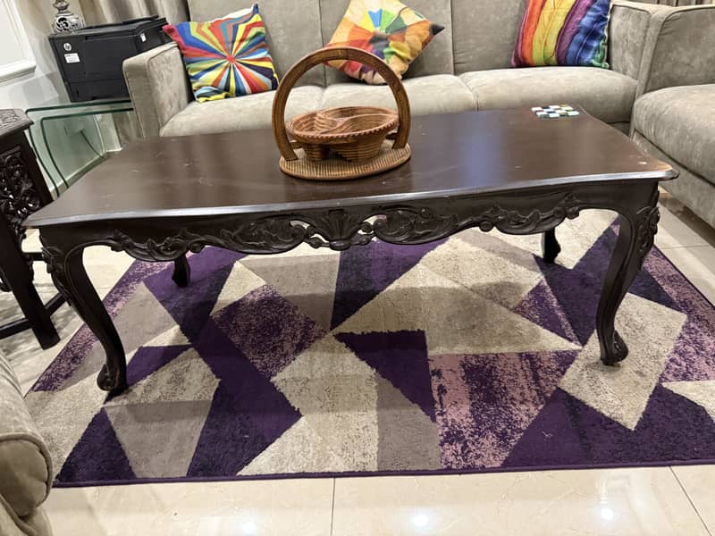 1 centre+1 side table Solid Sheesham wood Chinioti 2