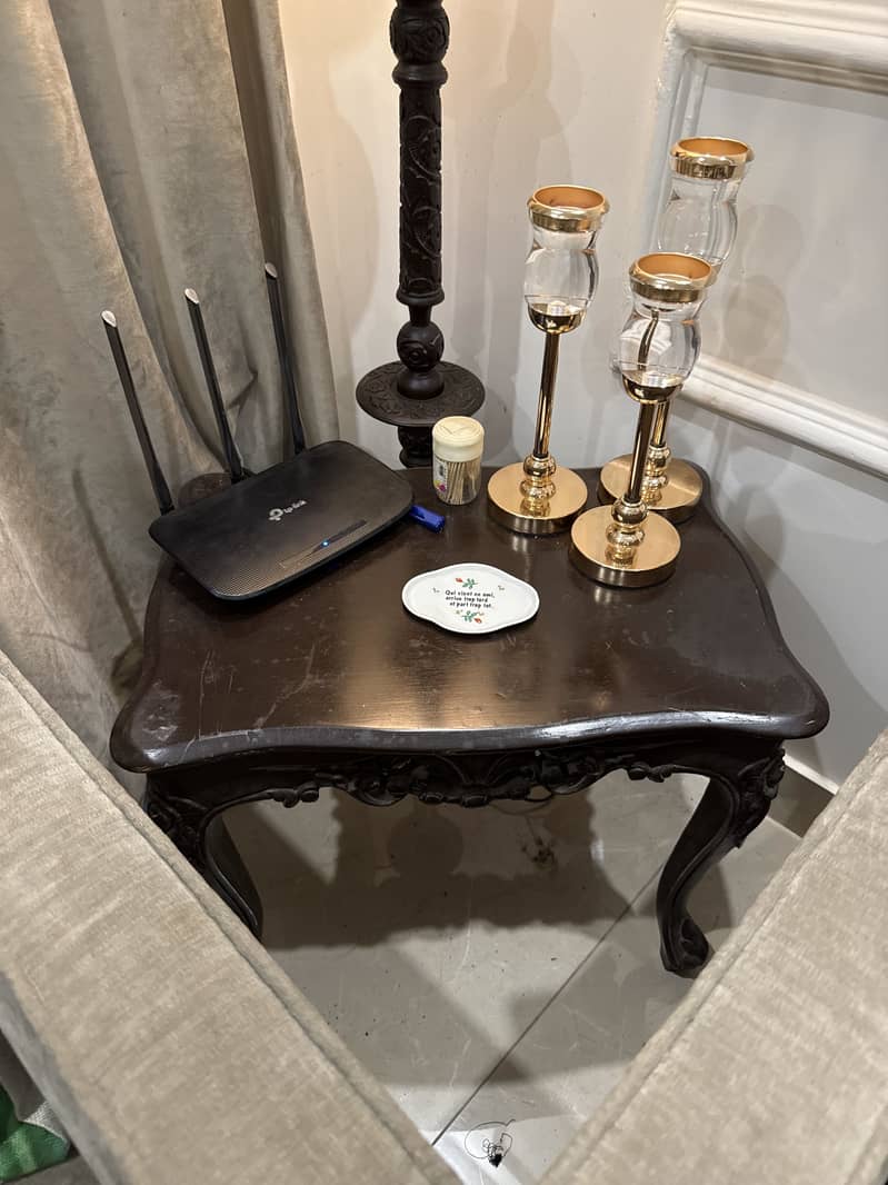 1 centre+1 side table Solid Sheesham wood Chinioti 3