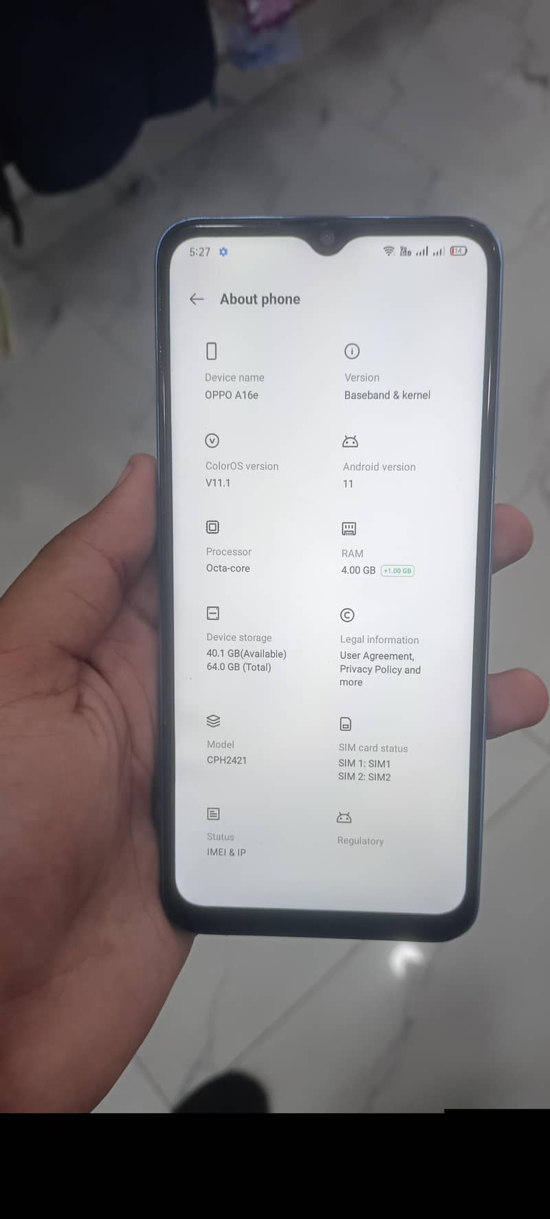 OPPO A16e 1