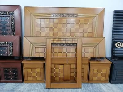 Bed Set With Dressing OR 2 Side Tables
