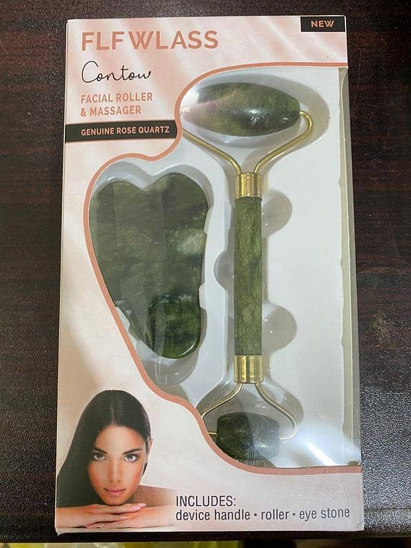 Dynamic life natural Stone ade Roller - Anti aging Face life Jade Roller
