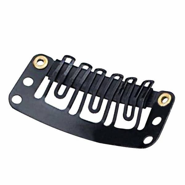 Pack of 3 U-Shaped Metal Clips for Wig and Hair Extensions - Snap Clips for DIY Hairpins
