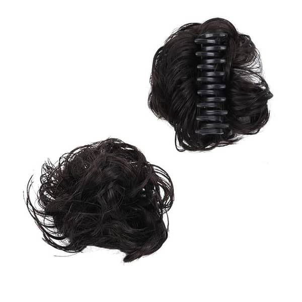 Claw Clip Curly Hairpiece Extension for Women by Hair Jura – Clip-in Ponytail Wig Extension