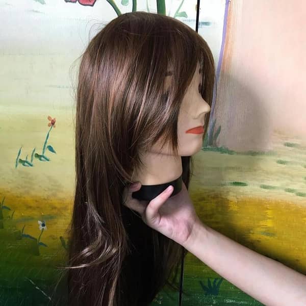 Imported Full Head Wig for Women in Golden Color (G-Golden) – 26 Inches
