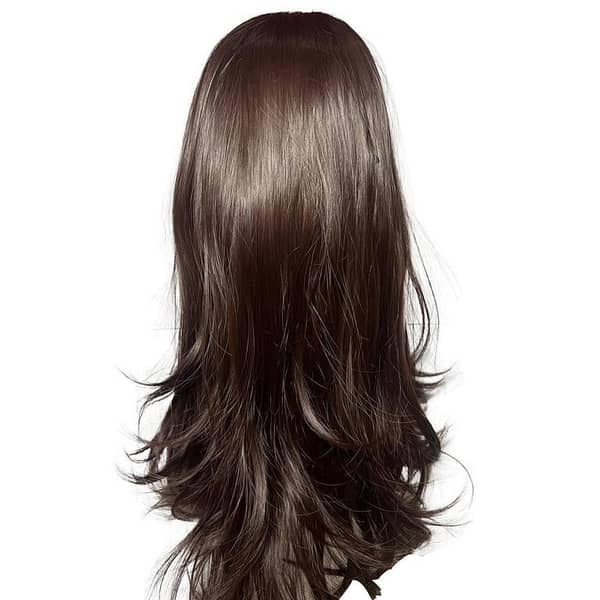 full Head Step Cutting Wig for Women and Girls, Matt Finish, Long Curly Wavy Style