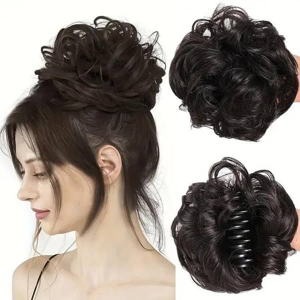 Elegant Style Synthetic Hair Catcher Juda - Dark Brown