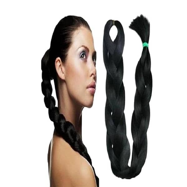 Synthetic Braided Hair Extension for Women – Natural Brown