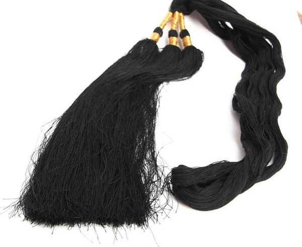 Punjabi Paranda Hair Extension with Black Tassels (Parandi)