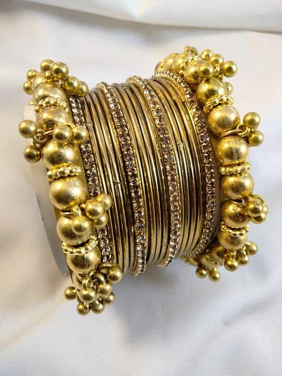 Steel Metal Bangles Set for Girls and Women