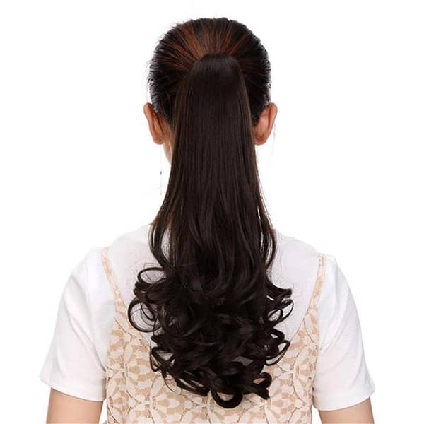 Scatcher Ponytail Hair Extensions in Brown/Black