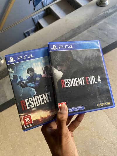 Resident evil 4 & Resident Evil 2 for sale