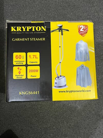 Krypton KNGS6441 Garment Steamer 2000W – Brand New