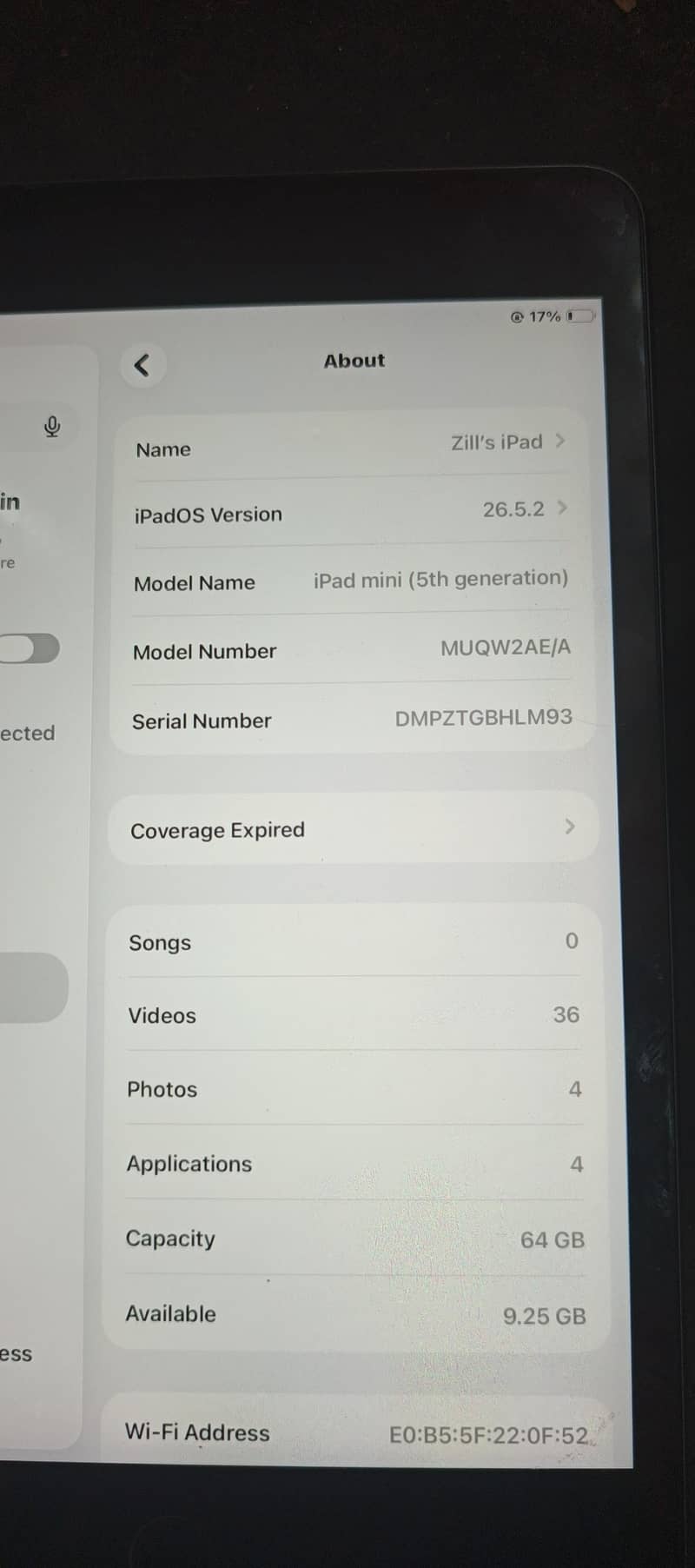 ipad mini 5 4