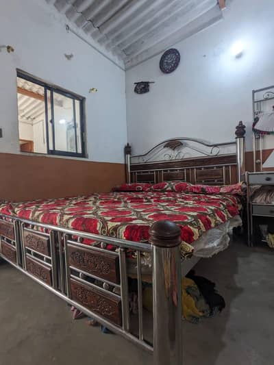 Strong Full Size Iron Bed 6x6 ft – Good Condition