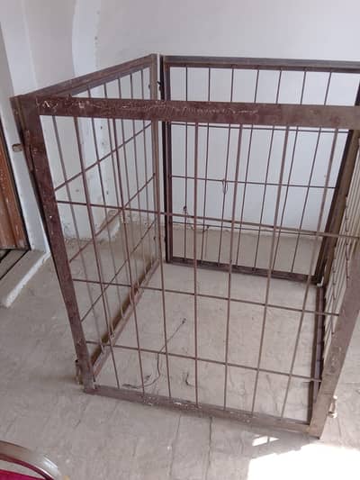 Detachable iron cage for dogs/pets