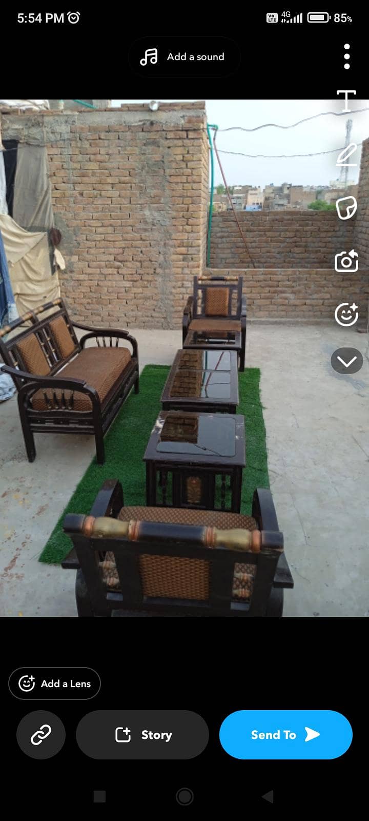 3 PCs sofa sat 0